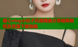 糖心vlog小包子百度网盘分享视频教程及资源下载指南