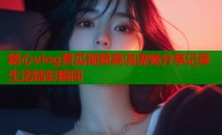 糖心vlog黄瓜视频高清流畅分享记录生活精彩瞬间