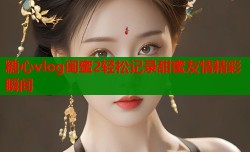 糖心vlog闺蜜2轻松记录甜蜜友情精彩瞬间