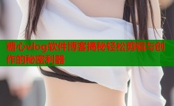 糖心vlog软件博客揭秘轻松剪辑与创作的秘密利器