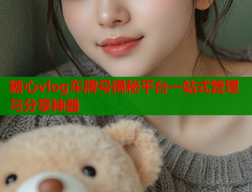 糖心vlog车牌号揭秘平台一站式管理与分享神器  第1张