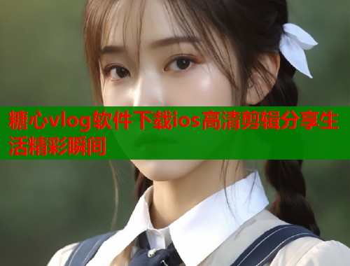 糖心vlog软件下载ios高清剪辑分享生活精彩瞬间  第1张