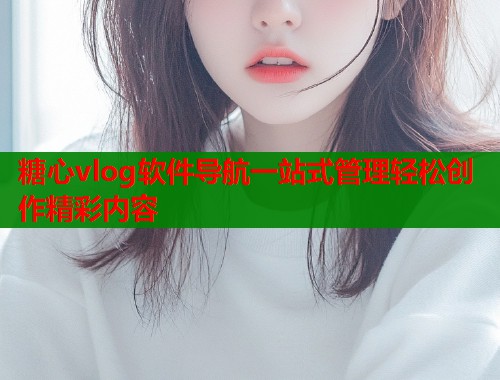 糖心vlog软件导航一站式管理轻松创作精彩内容  第1张
