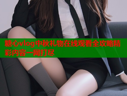 糖心vlog中秋礼物在线观看全攻略精彩内容一网打尽  第1张