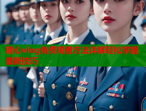 糖心vlog免费观看方法详解轻松掌握最新技巧  第1张