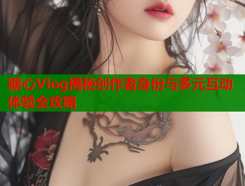 糖心Vlog揭秘创作者身份与多元互动体验全攻略  第1张