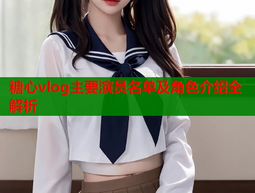 糖心vlog主要演员名单及角色介绍全解析  第1张