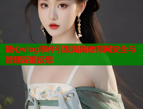 糖心vlog事件引发湖南教育网安全与管理深度反思  第1张