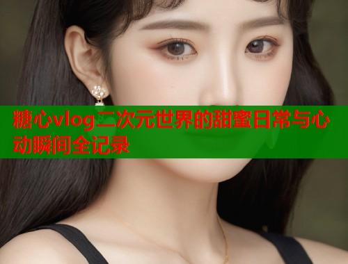糖心vlog二次元世界的甜蜜日常与心动瞬间全记录  第1张