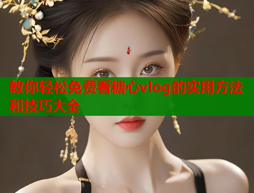 教你轻松免费看糖心vlog的实用方法和技巧大全  第1张