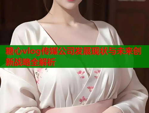 糖心vlog传媒公司发展现状与未来创新战略全解析  第2张