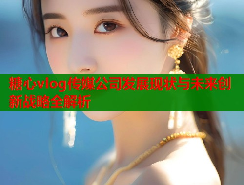 糖心vlog传媒公司发展现状与未来创新战略全解析  第1张